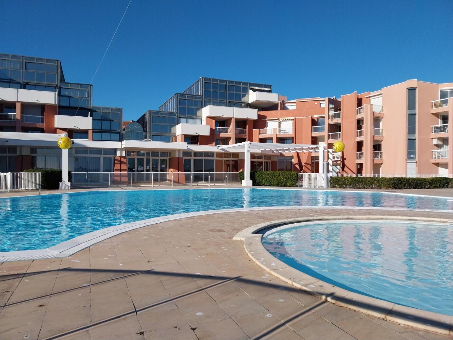 Studio Vue Mer Avec Pkg, Piscine, Tennis, Plage Direct 塞特港 外观 照片
