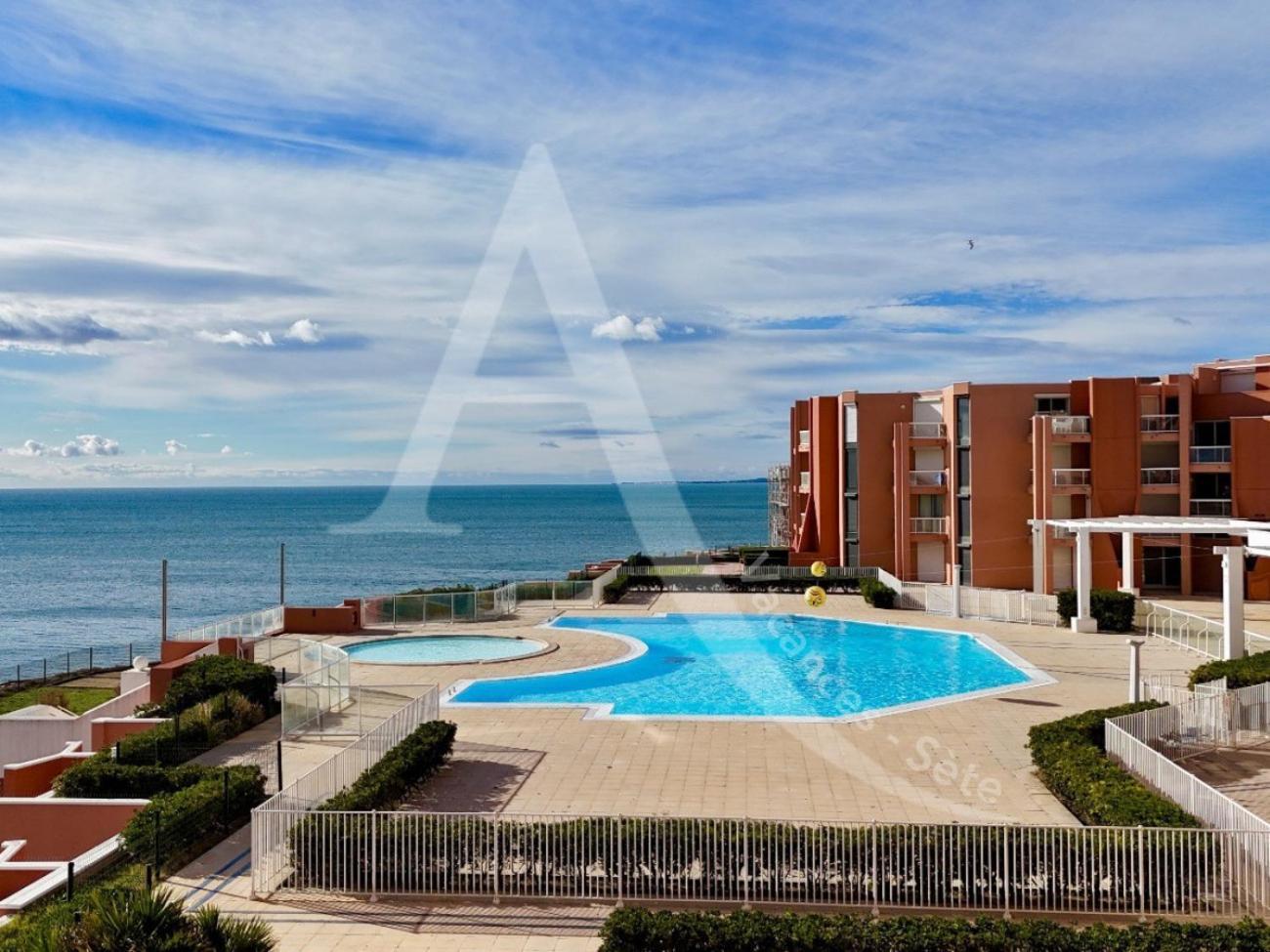 Studio Vue Mer Avec Pkg, Piscine, Tennis, Plage Direct 塞特港 外观 照片