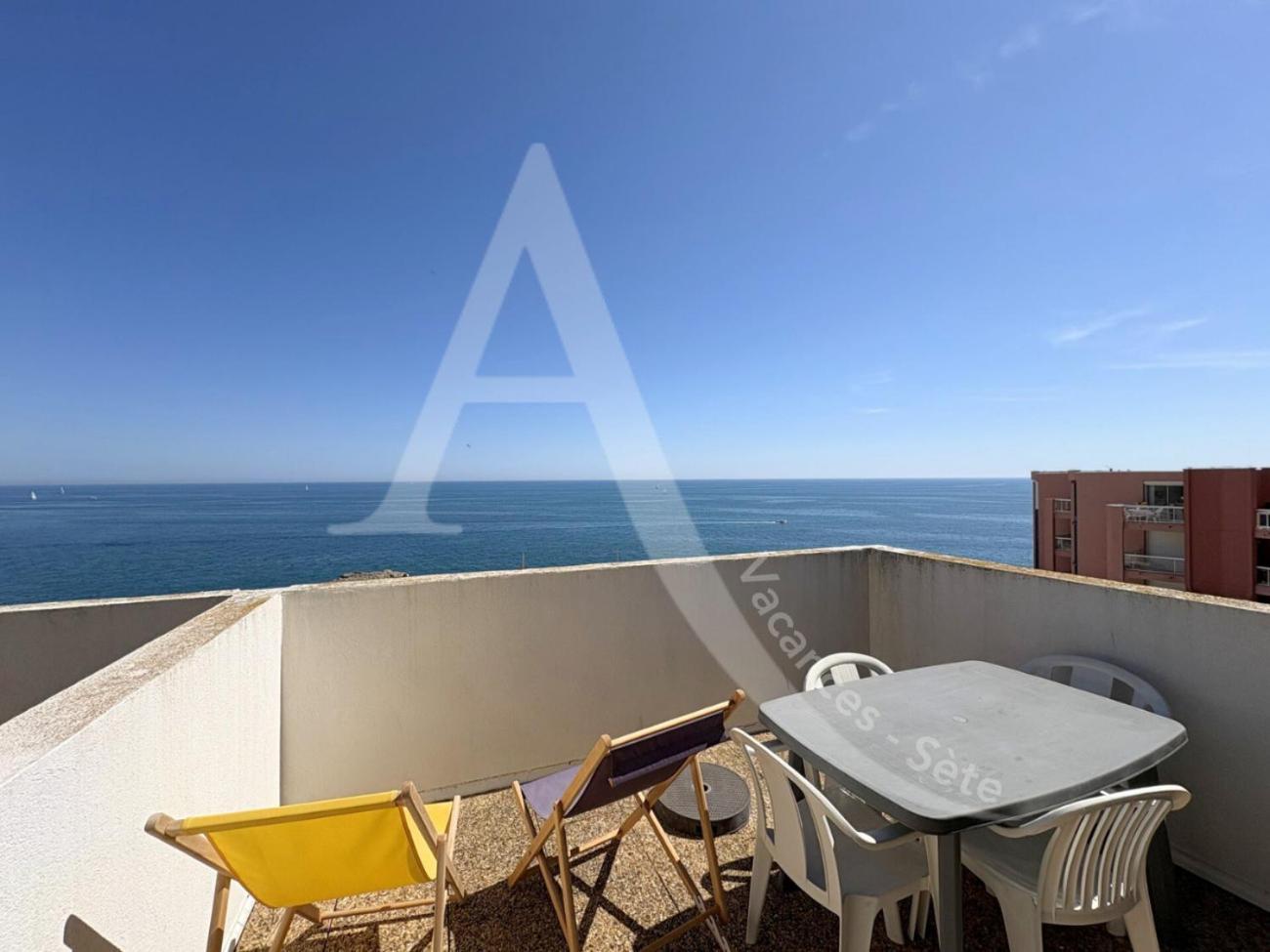 Studio Vue Mer Avec Pkg, Piscine, Tennis, Plage Direct 塞特港 外观 照片