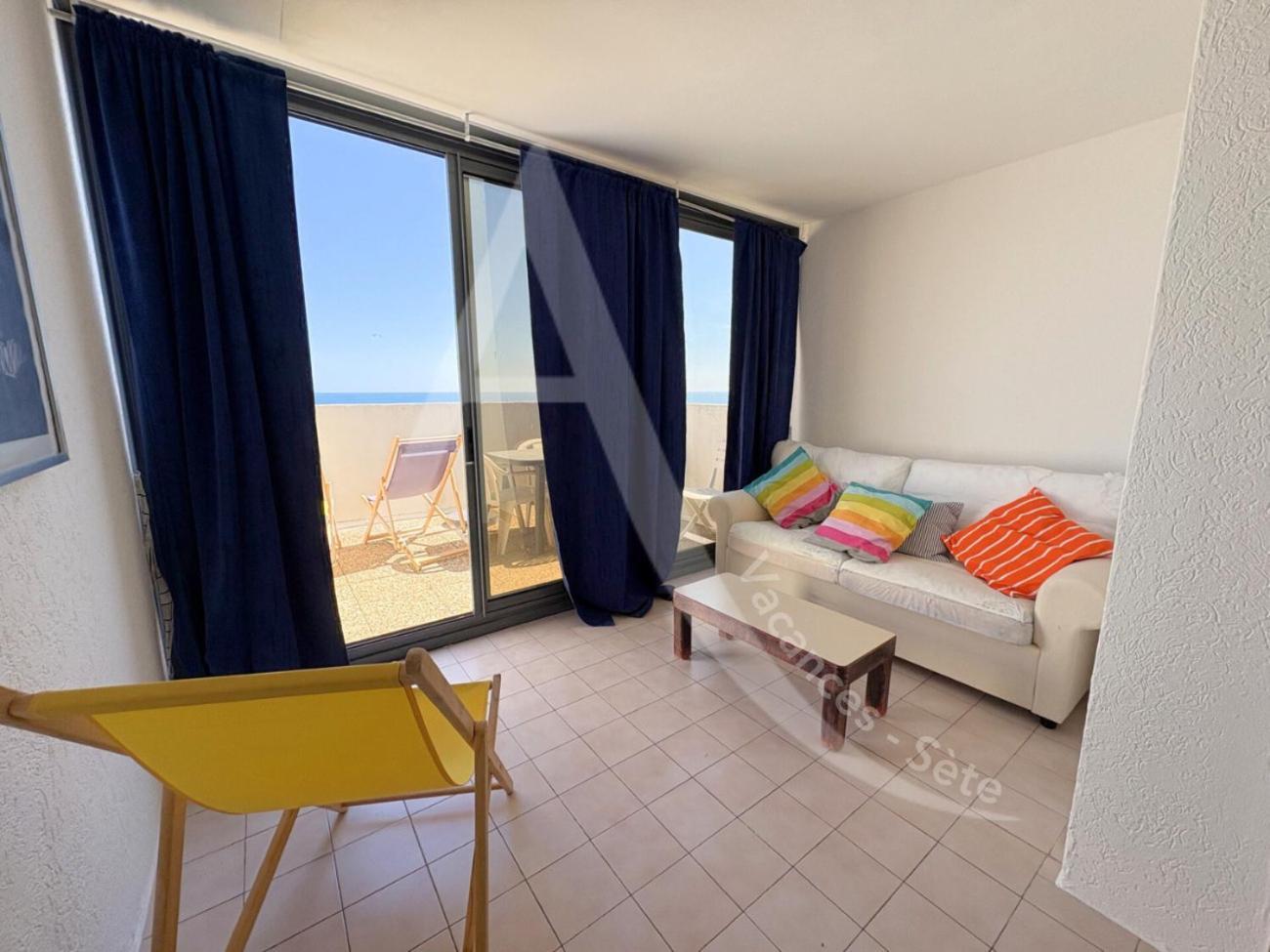Studio Vue Mer Avec Pkg, Piscine, Tennis, Plage Direct 塞特港 外观 照片