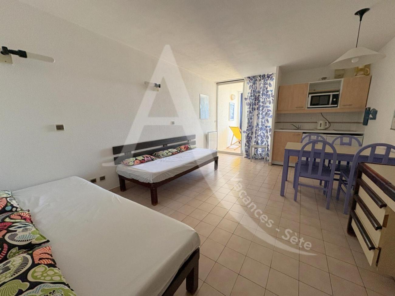 Studio Vue Mer Avec Pkg, Piscine, Tennis, Plage Direct 塞特港 外观 照片