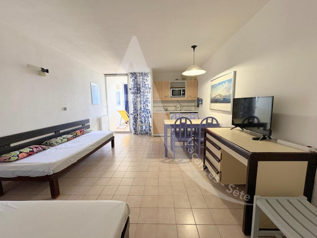 Studio Vue Mer Avec Pkg, Piscine, Tennis, Plage Direct 塞特港 外观 照片